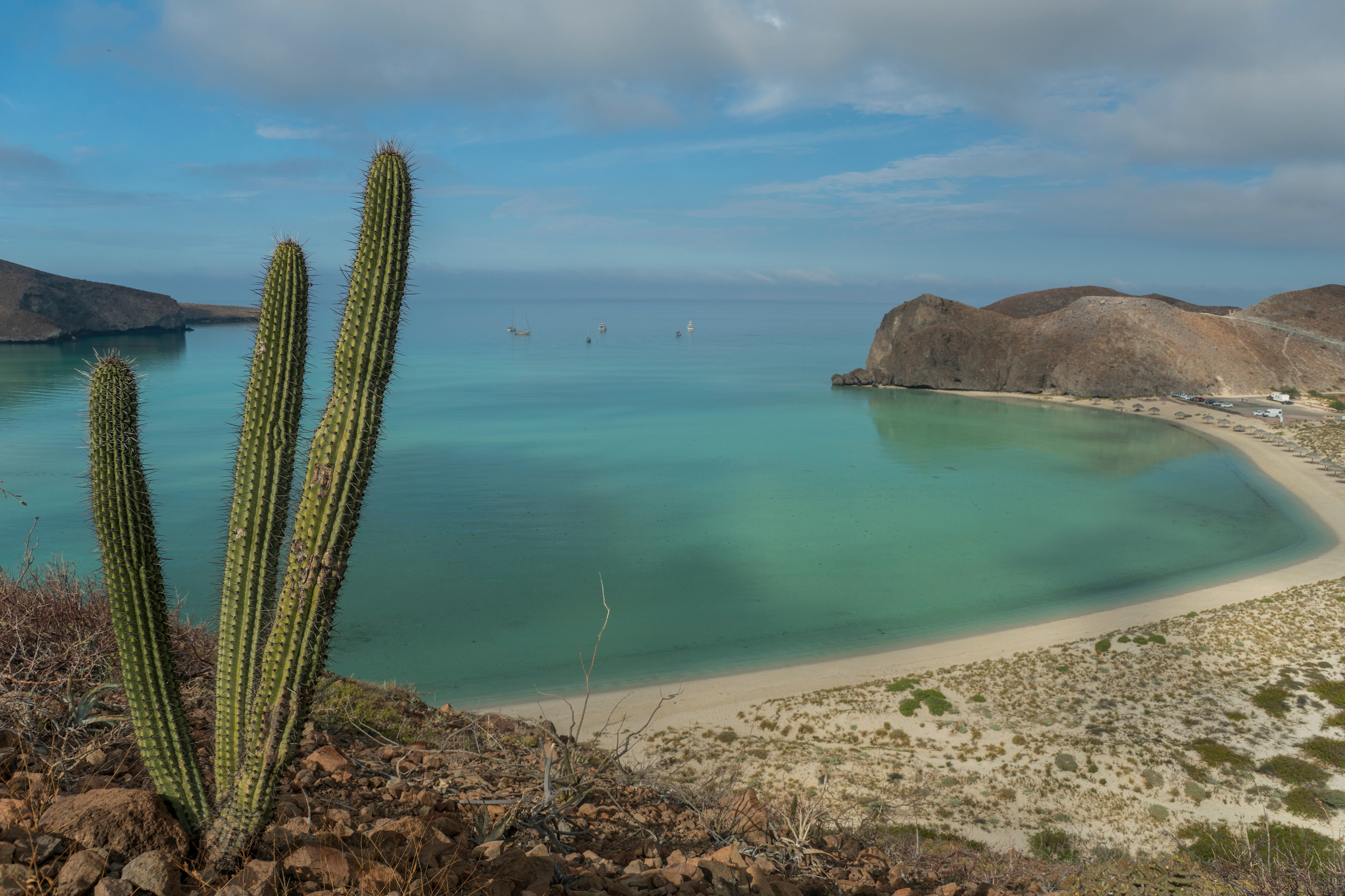 Balandra Beach on the Gulf of California near La Paz Mexico on Baja California Sur